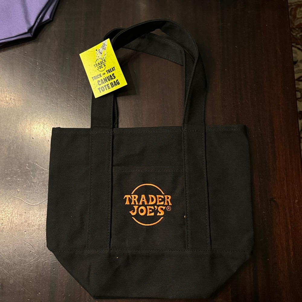 Trader Joe's Canvas Mini Halloween Tote